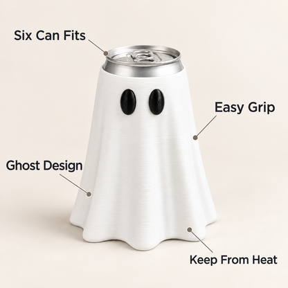 Ghost Can Sleeve for 6 Can Sizes