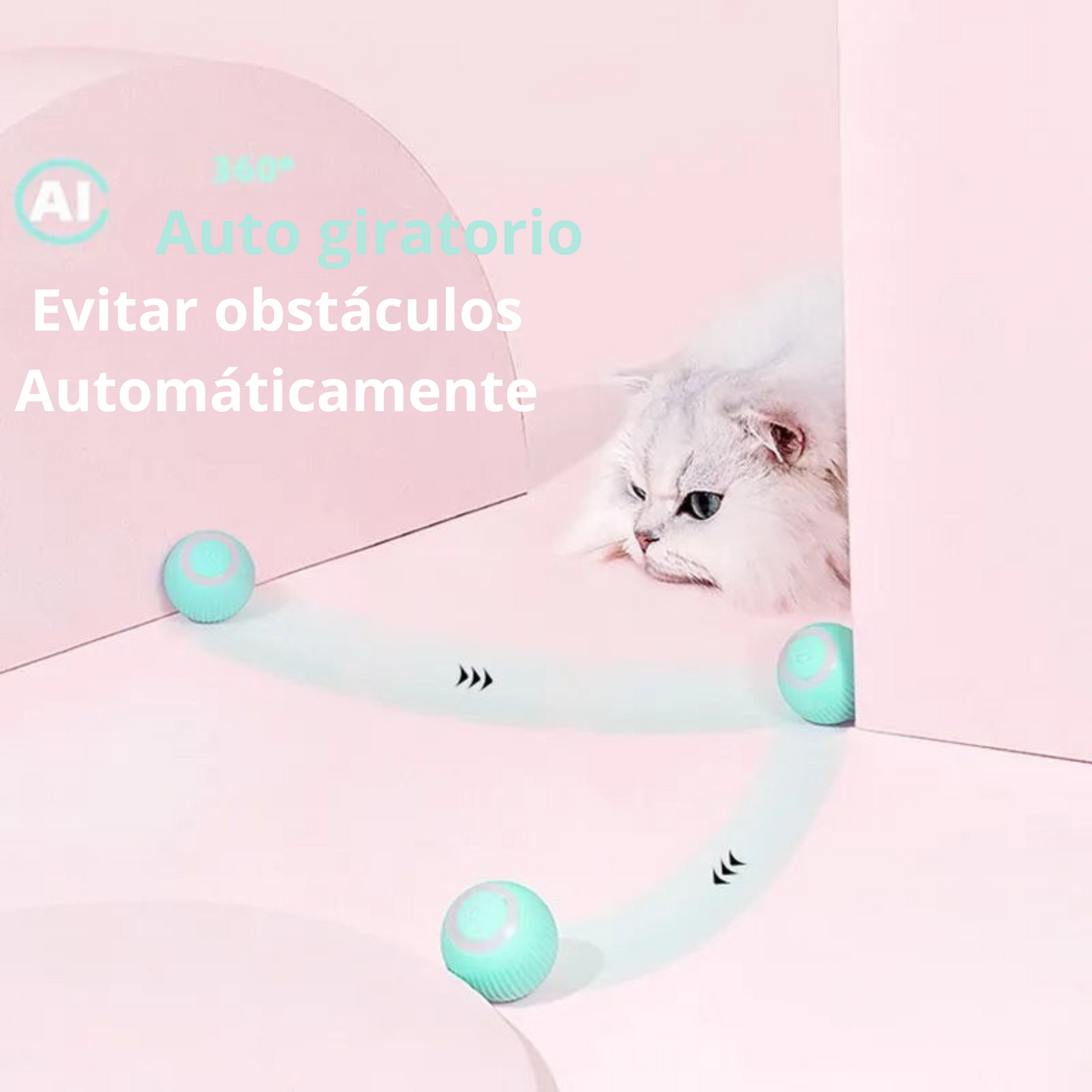 Pelota interactiva para Gatos